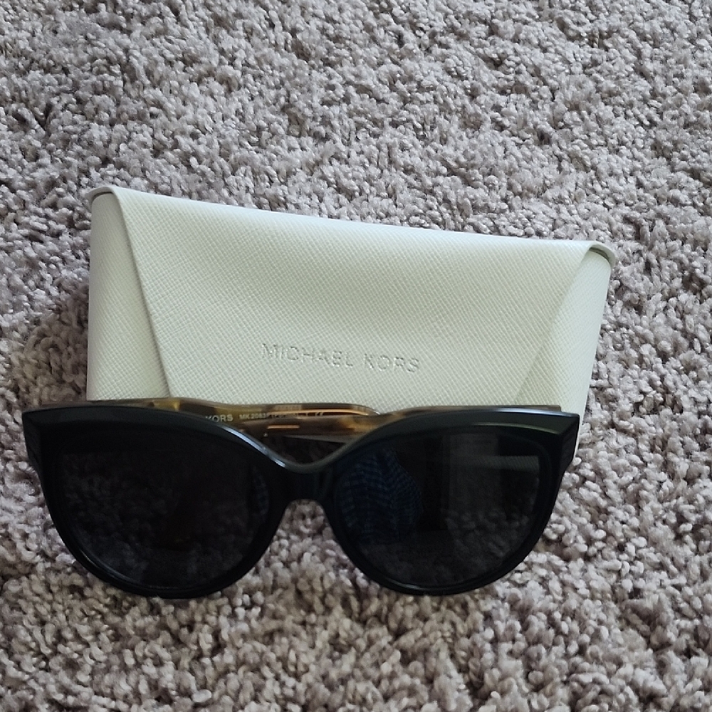 Michael Kors Black and Gold Sunglasses